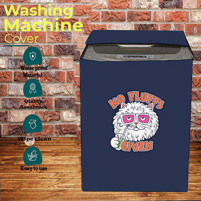 KVAR Top Loading Washing Machine  Cover(Width: 69 cm, Blue)