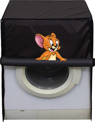 MMGRN Front Loading Washing Machine  Cover(Width: 54.2 cm, Black)