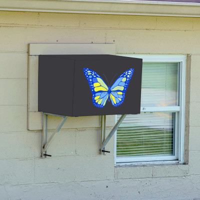 JM Homefurnishings Air Conditioner  Cover(Width: 68.58 cm, Grey)