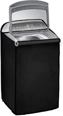 Delideal Top Loading Washing Machine  Cover(Width: 67 cm, Black)