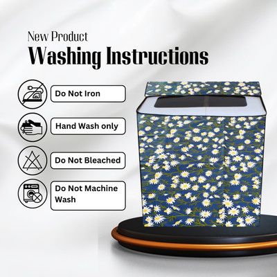 Nitasha Semi-Automatic Washing Machine  Cover(Width: 90 cm, Blue)