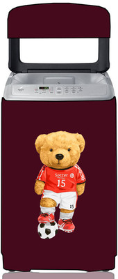 KVAR Top Loading Washing Machine  Cover(Width: 77 cm, Maroon)