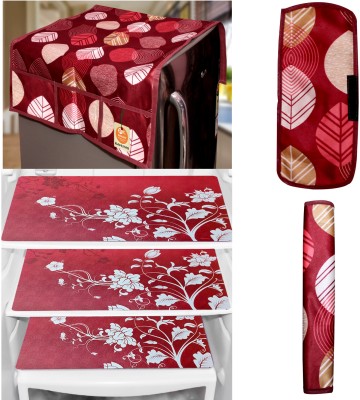 Kanushi Industries Fridge Mat(Width: 99 cm, Maroon)