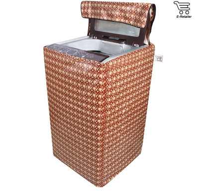 E-Retailer Top Loading Washing Machine  Cover(Width: 58 cm, Brown)