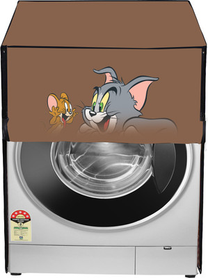 Delideal Front Loading Washing Machine  Cover(Width: 66 cm, Beige)