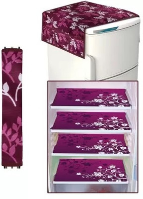 Flipkart SmartBuy Refrigerator  Cover(Width: 99 cm, Purple)
