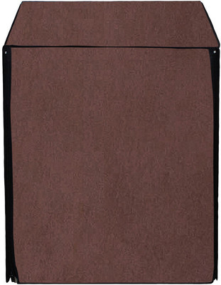 Rubieq Front Loading Washing Machine  Cover(Width: 62 cm, Brown)