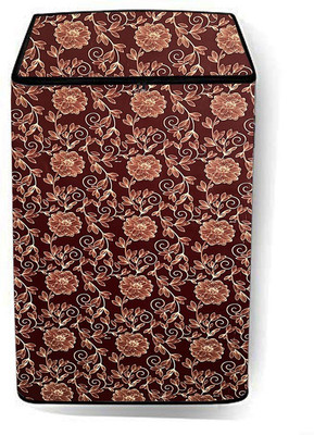 SAVEIT Top Loading Washing Machine  Cover(Width: 56 cm, Maroon, Golden)
