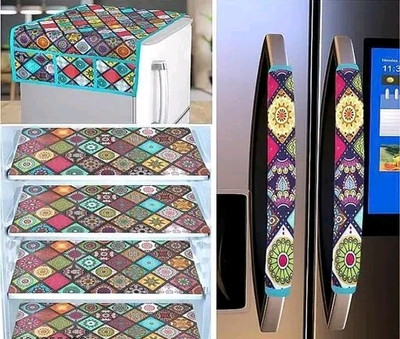 Flipkart SmartBuy Refrigerator  Cover(Width: 99 cm, MULTICOLOUR)