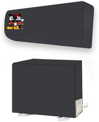 ME AND ME Air Conditioner  Cover(Width: 111.8 cm, Grey)