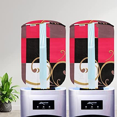 E-Retailer Water Dispenser  Cover(Width: 28 cm, 20L) With Elastic Closure And Water Level Indication, Pack of 2Pc (Multi Leaf)