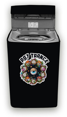 Hizing Top Loading Washing Machine  Cover(Width: 47 cm, Black, Multicolor)