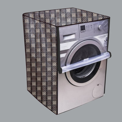 Nitasha Front Loading Washing Machine  Cover(Width: 60 cm, Brown, Yellow, White)