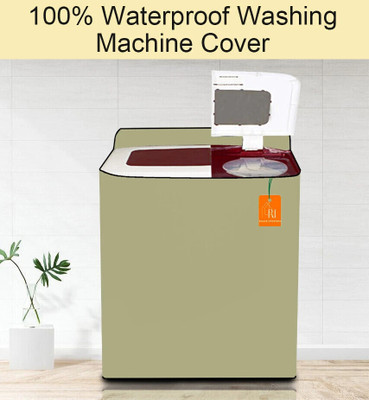 RELOOK INDUSTRIES Semi-Automatic Washing Machine  Cover(Width: 79 cm, KHAKI)