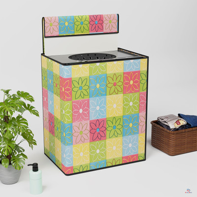 Heart Home Top Loading Washing Machine  Cover(Width: 60 cm, Yellow)