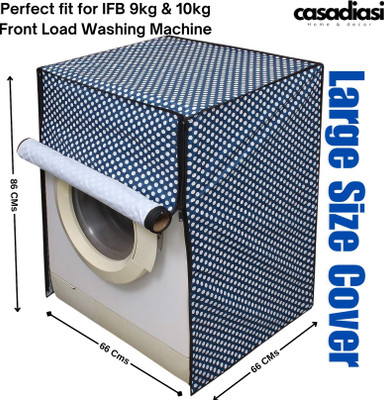 Casadiasi Front Loading Washing Machine  Cover(Width: 66 cm, Blue)
