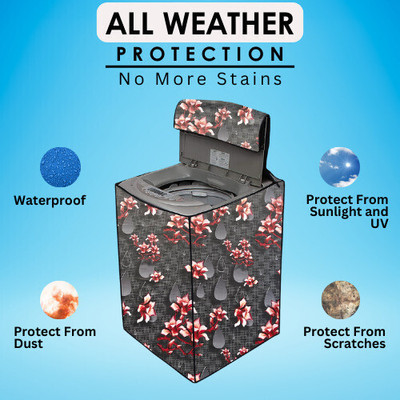 nurafiya Top Loading Washing Machine  Cover(Width: 58 cm, Multicolor)