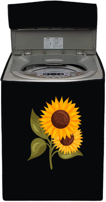 Delideal Top Loading Washing Machine  Cover(Width: 69 cm, Black)