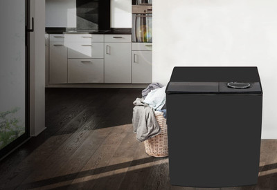 Hillberg Semi-Automatic Washing Machine  Cover(Width: 81.2 cm, Black)