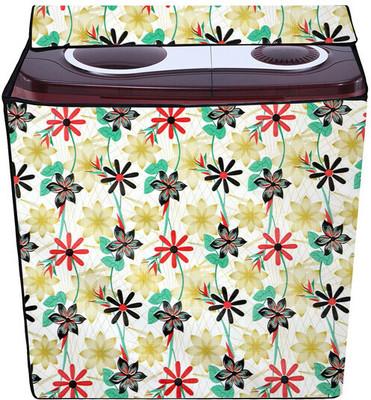 Decorly Furnishing Front Loading Washing Machine  Cover(Width: 89 cm, Multicolor)