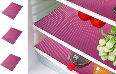 KUBER INDUSTRIES Fridge Mat(Width: 48 cm, Pink)