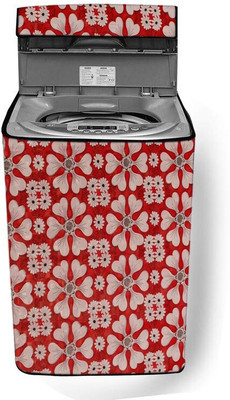 Nitasha Top Loading Washing Machine  Cover(Width: 57 cm, white, red)