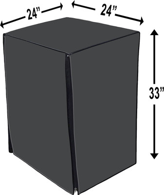 SVASTI Front Loading Washing Machine  Cover(Width: 60.07 cm, Grey)