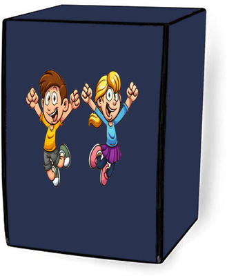 Delideal Front Loading Washing Machine  Cover(Width: 63 cm, Blue)