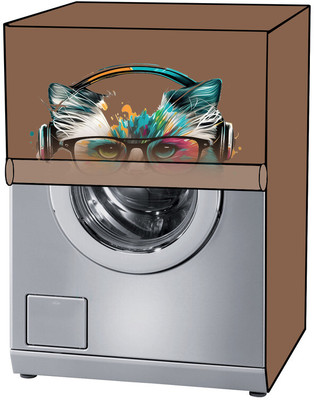KVAR Front Loading Washing Machine  Cover(Width: 69 cm, Beige)