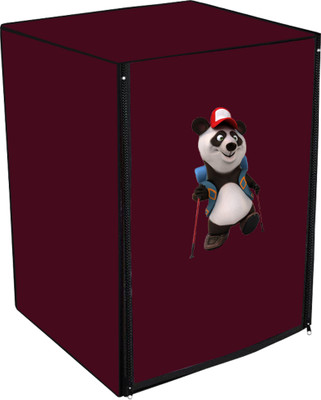 Adira Front Loading Washing Machine  Cover(Width: 61 cm, Maroon)