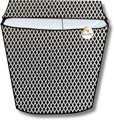 GURU-ISHMA Semi-Automatic Washing Machine  Cover(Width: 82.55 cm, Black, Steel)
