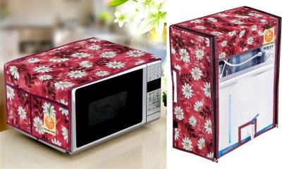 Kanushi Industries Microwave Oven  Cover(Width: 86 cm, Red)