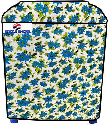 Delideal Semi-Automatic Washing Machine  Cover(Width: 89 cm, White, Blue)
