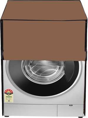 SO HOMEFURNISHING Front Loading Washing Machine  Cover(Width: 66.6 cm, Beige)
