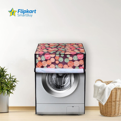 Flipkart SmartBuy Front Loading Washing Machine  Cover(Width: 61 cm, Green Orange)