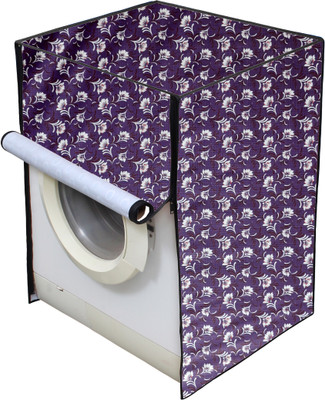 Crosia Craft Front Loading Washing Machine  Cover(Width: 64 cm, Purple)