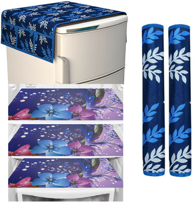 Romiz Fridge Mat(Width: 53.54 cm, BLUE)