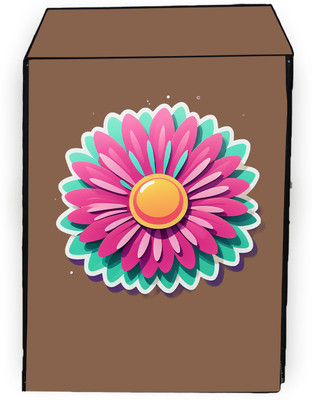 Amodori Front Loading Washing Machine  Cover(Width: 66 cm, Beige, Yellow)