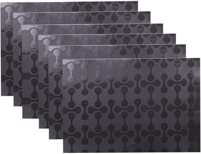 KUBER INDUSTRIES Fridge Mat(Width: 48 cm, Black)