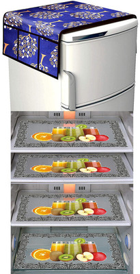 DPA Collection Refrigerator  Cover(Width: 54 cm, Yellow)