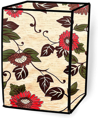 JM Homefurnishings Front Loading Washing Machine  Cover(Width: 70 cm, Red, Brown)