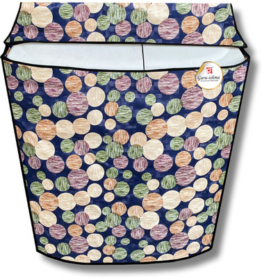 GURU-ISHMA Semi-Automatic Washing Machine  Cover(Width: 82.55 cm, Multicolor)
