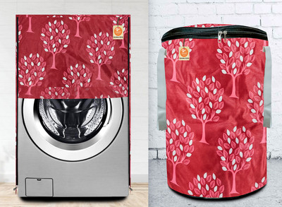 Kanushi Industries Front Loading Washing Machine  Cover(Width: 58 cm, Maroon)