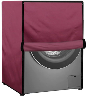 SVASTI Front Loading Washing Machine  Cover(Width: 68 cm, Maroon)
