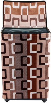 Crosmo Top Loading Washing Machine  Cover(Width: 58 cm, Brown, White)