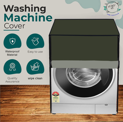 ME AND ME Front Loading Washing Machine  Cover(Width: 71 cm, Green)