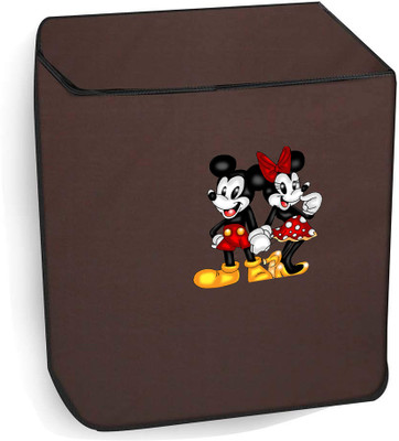 ME AND ME Semi-Automatic Washing Machine  Cover(Width: 32 cm, Brown, Red)
