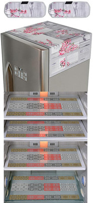Crosmo Refrigerator  Cover(Width: 53 cm, Multicolor)