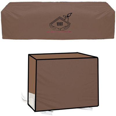 JM Homefurnishings Air Conditioner  Cover(Width: 108 cm, Beige)