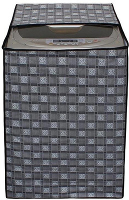 Homeify Top Loading Washing Machine  Cover(Width: 65 cm, Grey, White)